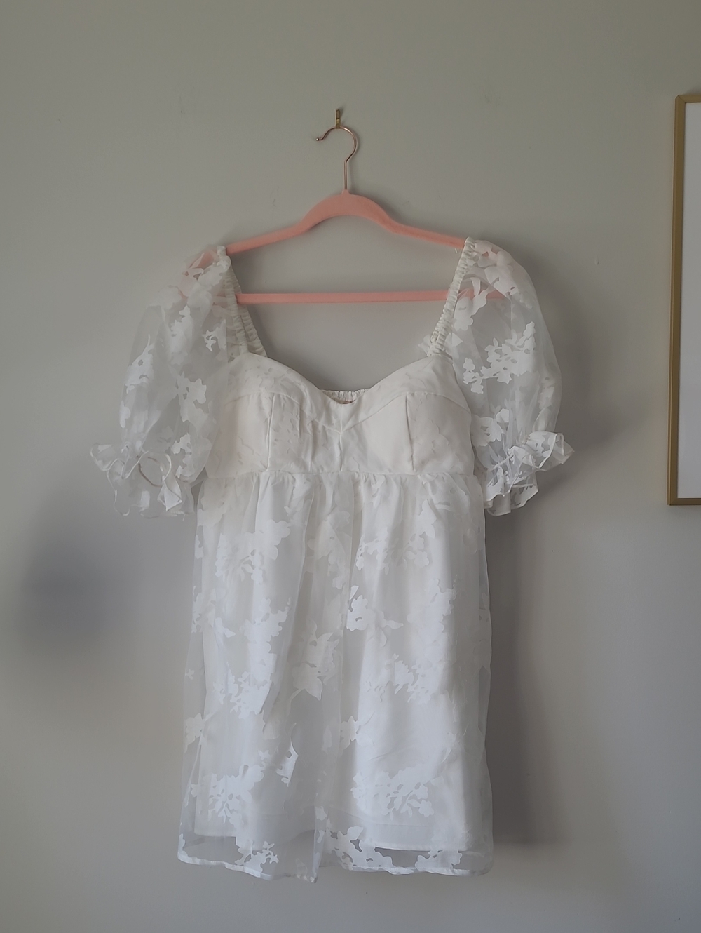 Inspired Hearts Organza Puff Dress